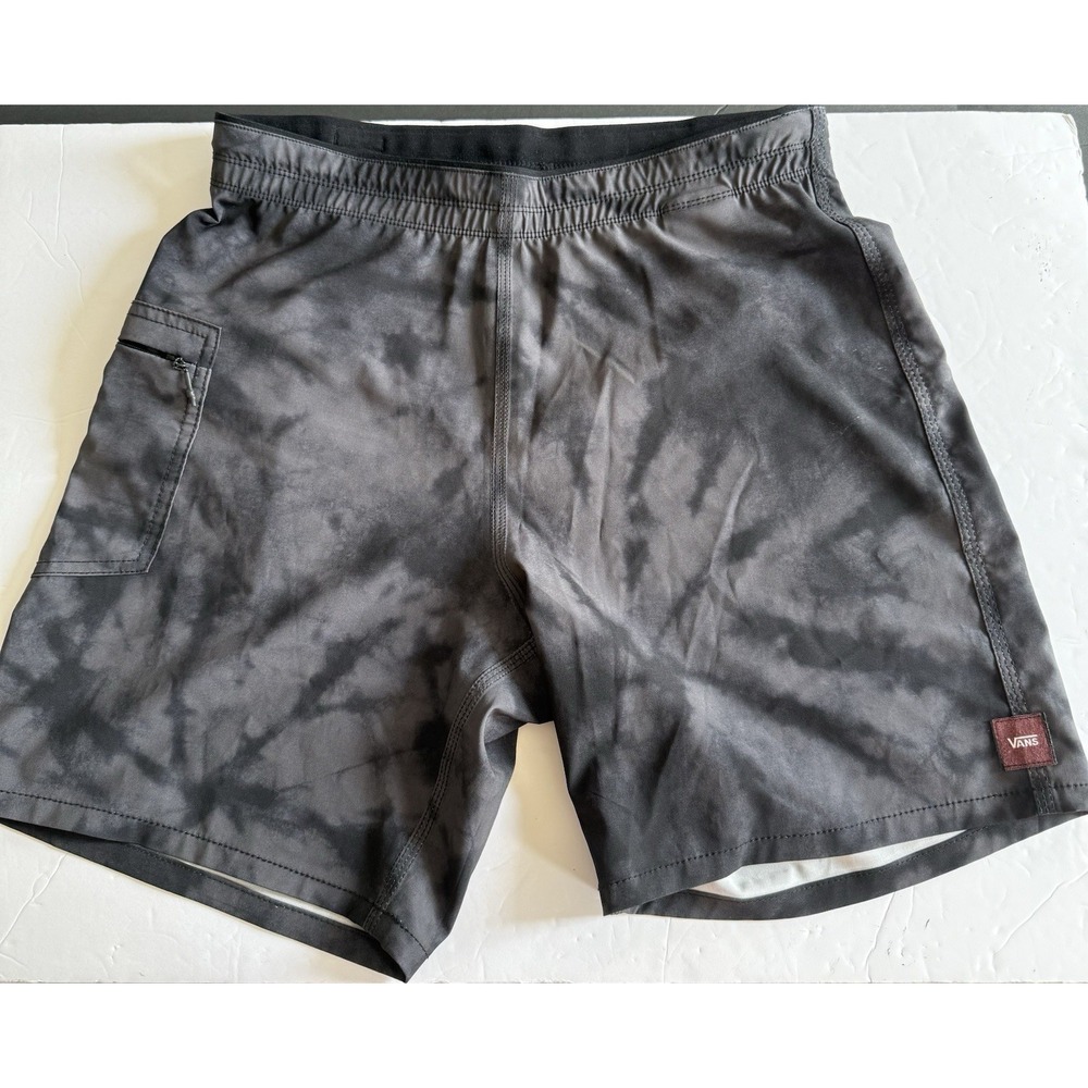 NWOT Vans men's Sz 31 Black Gray Swim Suit